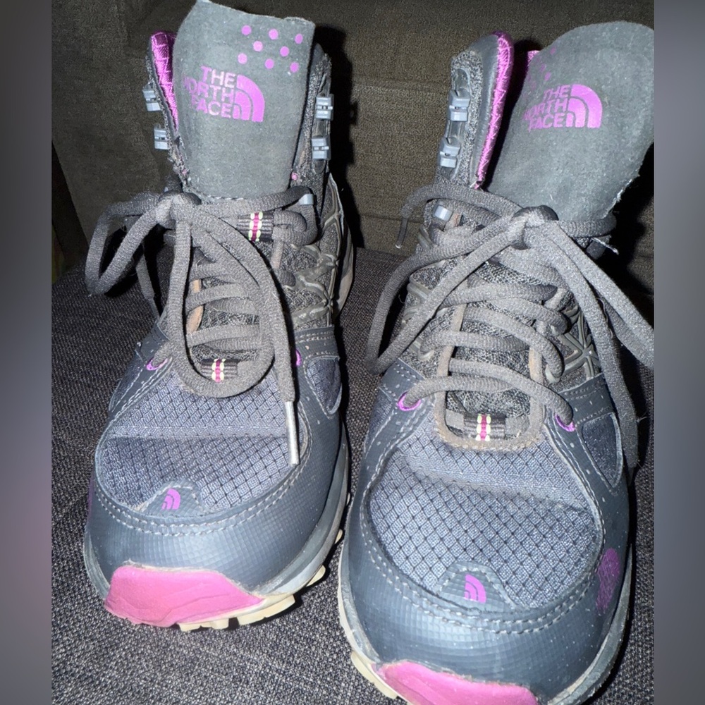 The North Face Purple and Red Footwear